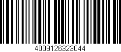 Código de barras (EAN, GTIN, SKU, ISBN): '4009126323044'