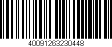 Código de barras (EAN, GTIN, SKU, ISBN): '40091263230448'