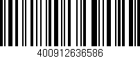 Código de barras (EAN, GTIN, SKU, ISBN): '400912636586'