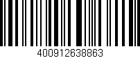 Código de barras (EAN, GTIN, SKU, ISBN): '400912638863'
