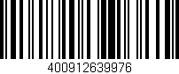 Código de barras (EAN, GTIN, SKU, ISBN): '400912639976'