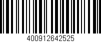 Código de barras (EAN, GTIN, SKU, ISBN): '400912642525'