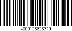 Código de barras (EAN, GTIN, SKU, ISBN): '4009126626770'