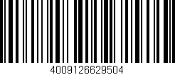 Código de barras (EAN, GTIN, SKU, ISBN): '4009126629504'