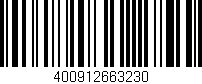 Código de barras (EAN, GTIN, SKU, ISBN): '400912663230'