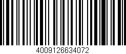 Código de barras (EAN, GTIN, SKU, ISBN): '4009126634072'