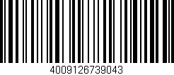 Código de barras (EAN, GTIN, SKU, ISBN): '4009126739043'