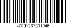 Código de barras (EAN, GTIN, SKU, ISBN): '40091267391046'
