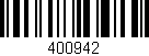 Código de barras (EAN, GTIN, SKU, ISBN): '400942'