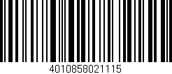 Código de barras (EAN, GTIN, SKU, ISBN): '4010858021115'