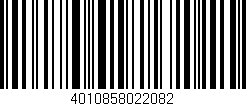 Código de barras (EAN, GTIN, SKU, ISBN): '4010858022082'