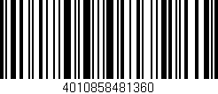 Código de barras (EAN, GTIN, SKU, ISBN): '4010858481360'