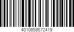 Código de barras (EAN, GTIN, SKU, ISBN): '4010858572419'