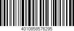 Código de barras (EAN, GTIN, SKU, ISBN): '4010858576295'