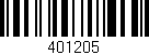 Código de barras (EAN, GTIN, SKU, ISBN): '401205'