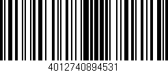 Código de barras (EAN, GTIN, SKU, ISBN): '4012740894531'