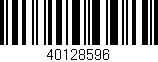 Código de barras (EAN, GTIN, SKU, ISBN): '40128596'