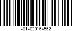 Código de barras (EAN, GTIN, SKU, ISBN): '4014823164562'