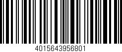 Código de barras (EAN, GTIN, SKU, ISBN): '4015643956801'
