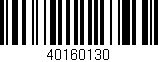 Código de barras (EAN, GTIN, SKU, ISBN): '40160130'