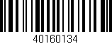 Código de barras (EAN, GTIN, SKU, ISBN): '40160134'