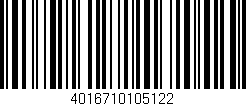Código de barras (EAN, GTIN, SKU, ISBN): '4016710105122'
