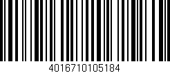 Código de barras (EAN, GTIN, SKU, ISBN): '4016710105184'