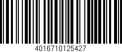 Código de barras (EAN, GTIN, SKU, ISBN): '4016710125427'