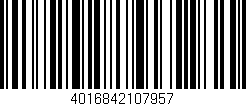 Código de barras (EAN, GTIN, SKU, ISBN): '4016842107957'