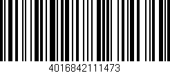 Código de barras (EAN, GTIN, SKU, ISBN): '4016842111473'