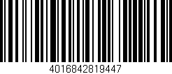 Código de barras (EAN, GTIN, SKU, ISBN): '4016842819447'