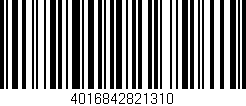 Código de barras (EAN, GTIN, SKU, ISBN): '4016842821310'