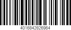 Código de barras (EAN, GTIN, SKU, ISBN): '4016842826964'