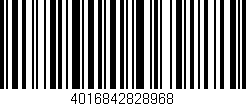 Código de barras (EAN, GTIN, SKU, ISBN): '4016842828968'