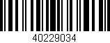 Código de barras (EAN, GTIN, SKU, ISBN): '40229034'