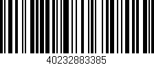 Código de barras (EAN, GTIN, SKU, ISBN): '40232883385'