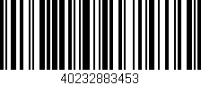 Código de barras (EAN, GTIN, SKU, ISBN): '40232883453'