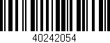 Código de barras (EAN, GTIN, SKU, ISBN): '40242054'