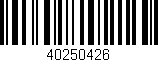 Código de barras (EAN, GTIN, SKU, ISBN): '40250426'