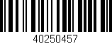Código de barras (EAN, GTIN, SKU, ISBN): '40250457'