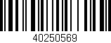 Código de barras (EAN, GTIN, SKU, ISBN): '40250569'