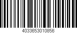 Código de barras (EAN, GTIN, SKU, ISBN): '4033653010856'