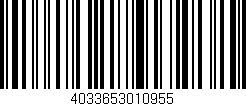 Código de barras (EAN, GTIN, SKU, ISBN): '4033653010955'