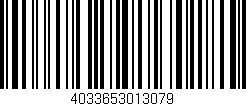 Código de barras (EAN, GTIN, SKU, ISBN): '4033653013079'