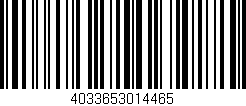 Código de barras (EAN, GTIN, SKU, ISBN): '4033653014465'