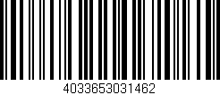 Código de barras (EAN, GTIN, SKU, ISBN): '4033653031462'