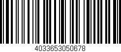 Código de barras (EAN, GTIN, SKU, ISBN): '4033653050678'