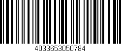 Código de barras (EAN, GTIN, SKU, ISBN): '4033653050784'
