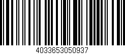 Código de barras (EAN, GTIN, SKU, ISBN): '4033653050937'