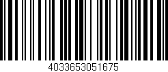 Código de barras (EAN, GTIN, SKU, ISBN): '4033653051675'